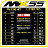 Гантель регулируемая MX Select MX85 вес 5.6 - 38.6 кг, 1 шт