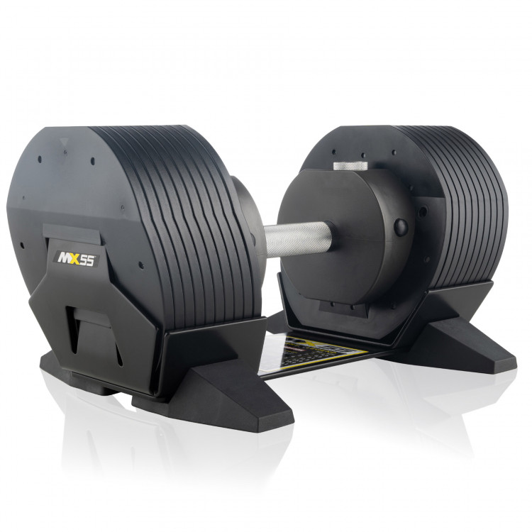 Гантель регулируемая MX Select MX55, вес 4.5-24.9 кг, 1 шт 