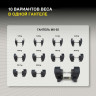 Гантель регулируемая MX Select MX55, вес 4.5-24.9 кг, 1 шт 