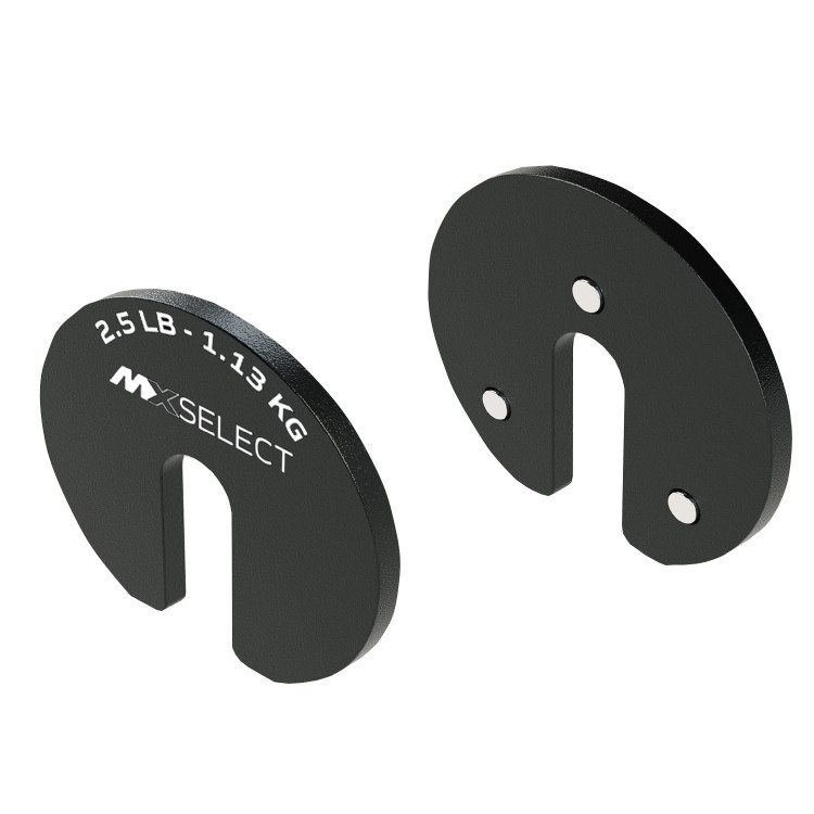 Веса дополнительные для гантелей MX Select, 1.13 кг, 4 шт с держателем