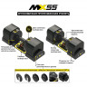 Гантель регулируемая MX Select MX55 EVO, эргономичная прорезиненная рукоять, вес 4.9-25.3 кг, 1 шт